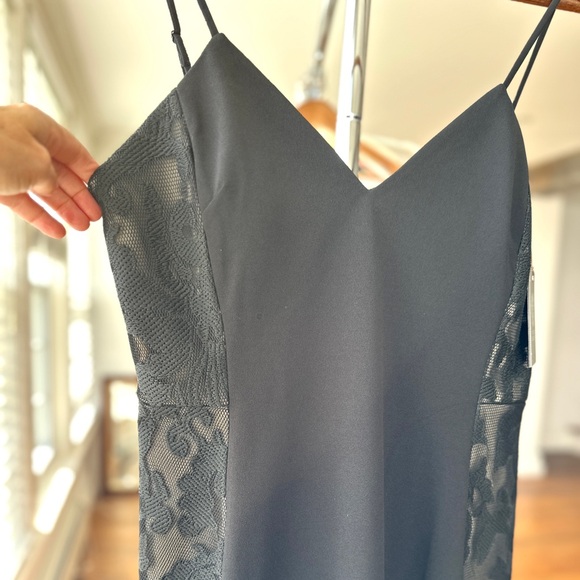 Vince Camuto Fitted Dress with Spaghetti Straps, Midi Length, Formal - NWT - Picture 3 of 16